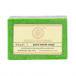 Looduslik k&auml;sitsi valmistatud seep Neemiga: probleemsele nahale (125 g), Puhas Neem Seep K&auml;sitsi Valmistatud, Khadi Natural 6.875