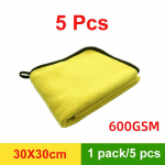 Mikrokiust r&auml;tik auto mikrokiust lapiga pesur&auml;tik Mikrokiust puhastuslapp autopesu kuivatusr&auml;tik Autode detailid 30x30cm/1 pack/5pcs