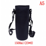 1 tk 420-1500 ml spordiveepudeli &uuml;mbris isoleeritud kott Neopreenist kotihoidja varrukakaane kandja kruusi pudeli Cu jaoks 1500ml