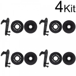 Auto p&otilde;randamati klambrid Vaibahoidiku hoidja kinnituskonks Toyota Corolla E120 E130 Land Cruiser Prius XW10 RAV4 Sequoia Camry XV30 XV40 2002 - 2007 4 Kit