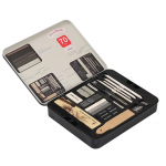 KALOUR 70 tk joonistuspliiatsite komplekt puidust pliiatsi t&ouml;&ouml;riistakomplekt grafiidist s&ouml;est kunstitarbed