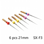6tk/karp hambaravi endojuurviilid SX-F3 juurekanali mootor Kasuta p&ouml;&ouml;rlevat NiTi sulamist viili 21mm/25mm 21mm