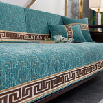 1 tk kerge luksusliku stiiliga diivanikate, Four Seasons universaalne libisemisvastane &scaron;enill-diivani kate magamistoa kontori elutoa sisekujunduseks 110*210CM