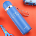 Suure mahutavusega termostass 500ml /1000ml Termospudelid Kaasaskantav roostevabast terasest termostass Veepudel Reisitee kruus Kontori termostass 500ml sinine