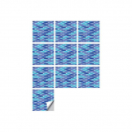 10 tk Simulatsioon 3D Isekleepuv vin&uuml;&uuml;ltapeedi koorimine ja kleepimine Dekoratiivsed kleebised Veekindlad Vannitoa Mosaiikplaadid Kleebis Sein 15cmX15cmX10pcs