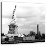 L&otilde;uenditr&uuml;kk New Yorgi vabadussammas 30x30 valge/must