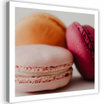 L&otilde;uendiprint Pastelsed makroonid 30x30 roosa