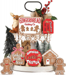 Wiwilysi j&otilde;ulukaunistus mitmetasandilise kandiku jaoks j&otilde;ululauakaunistus J&otilde;ulud siseruumides talvetalu kodu Peomaja riiulikaunistus One Size