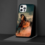 Running Horse &uuml;mbris Apple Iphone 14 11 13 12 Pro Max Xr 7 8 +Se 2020 Xs 6 6s Plus 5 5s musta silikoonist telefonikaane Coque jaoks iPhone 6 6s