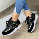 Tossud Naiste platvormkingad Nahast lapit&ouml;&ouml;d naine vabaajajalatsid Spordijalatsid Naiste vulkaniseeritud jooksujalatsid 35 must