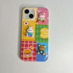 Imd 3d Relif J&auml;nes Siga Karu S&otilde;ber Armas Joonistusfilm Kest Iphone 11 12 Promax 14 Pro Max 13promax Pehme Silikoonist Telefoni&uuml;mbris For iphone 13promax