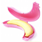 Uus Qualified Cute 3 v&auml;rvi Fruit Banana Protector Box Hoid Case L&otilde;unas&ouml;&ouml;gikonteinerite S&auml;ilituskarp lastele Protect Fruit Case