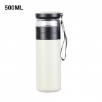 500 ml Creative isoleeritud tass filtriga teekeetjaga roostevabast terasest termospudel koos klaasist infusiooniga eraldab tee ja vee