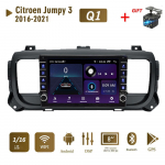 Android mudelile Citroen Jumpy 3 Space Tourer 2016-2021 koos nupunupuga autoraadio GPS-navigatsioonipleier Carplay 2+32GB 1+16GB