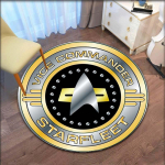 Star Treki logo piirkond &uuml;mmargune vaip Dekoratiivne elutoa vaip Uksematt Vannimatt Suvenier Kodukaunistuse vaibad elutuppa 150cm