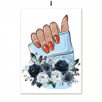 K&uuml;&uuml;nesalong Mood Meik Seinakunst L&otilde;uendimaal P&otilde;hjamaade plakatid ja tr&uuml;kised Seinapildid elutoa sisekujunduseks Ilma raamita 21*30cm