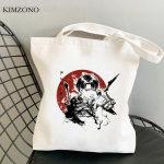 Attack on Titan poekott bolsas de tela džuudist kott toidupoe k&auml;ekott taaskasutuskott ostukott džuudist kootud riie boodschappentas 24*26cm