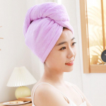 Uued Magic Microfiber Shower Cap k&auml;ter&auml;tikuivatid vannim&uuml;tsid naistele Kuivade juuste m&uuml;tsid Kiiresti kuivav, pehme turbanipea jaoks lilla