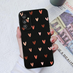 Love Heart &uuml;mbrised Samsung Galaxy A13 A14 A31 A51 A71 A52 A12 M12 M14 M54 armas kandiline vedel silikoonkate Samsung Bumpers Fundas Coque jaoks Samsung M23 / F23