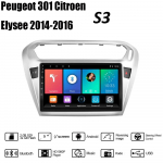Android 2din autoraadio Peugeot 301 jaoks Citroen Elysee jaoks 2013-2016 Stereo auto multimeediumipleier Navigatsioon Carplay WIFI 2+32GB 2+32GB h&otilde;be