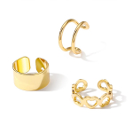 9 tk. komplekt k&otilde;rvar&otilde;ngad, kolm k&otilde;rvar&otilde;ngast, klamber Mood, &otilde;&otilde;nsad, kuldsed luksuslikud elegantsed peot&uuml;drukud, &uuml;li&otilde;pilased, armsad h&otilde;bedased seksikad k&otilde;rvar&otilde;ngad, peokingitus k&otilde;rvar&otilde;ngad kuld