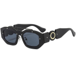 T&auml;iesti uued p&auml;ikeseprillid Medusa Biggie Vintage Shades Black 1996 p&auml;ikeseprillid UV400 kaitse M384 must