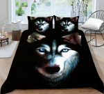 3D hundimustriga voodipesukomplekt Loomateemaline tr&uuml;kkimine Magamistoa tekikott Padjap&uuml;&uuml;r AU/EL/USA t&auml;issuuruses &uuml;he-/kaheinimesevoodi Baby 100x135cm