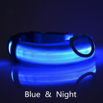 LED-valgus &Ouml;ine ohutusvalgustusega v&auml;lklamp Spordikaelarihm koertele Kassidele Nailonist lemmikloomade kaelarihm pimedas helendav kassi kaelarihm LED koerte kaelarihmad koerte tarvikud 3PCS