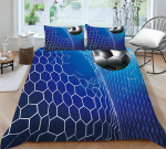 Kodune voodipesukomplekt sporditeemalise tr&uuml;kitud udusulgede ja padjap&uuml;&uuml;riga voodipesukomplekt, AU/EL/USA t&auml;issuuruses kodukaunistus Baby 100x135cm