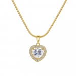 S&uuml;damekujuline kaelakee meestele ja naistele Luksuslik v&otilde;lu Kaelakee Mood Talvine Kampsun Kett S&uuml;damekujuline Kaelakee Naiste Peo Ehted Kaelakee kuld