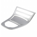 Auto Styling Console k&auml;igukasti paneeli raam konsooli k&auml;iguvahetuspaneeli katte trimm Mercedes Benz E-klassi W213 2016-18 ABS s&uuml;siniku jaoks Sliver Color