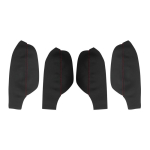 VW Tiguanile 2008 2009 2010 2011 2012 4tk siseukse k&auml;epideme paneeli k&auml;etugi mikrokiust nahast kate 4x Door Armrest B-R black
