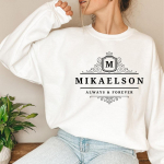 Mikaelson Alati ja igavesti dressipluus Original Vampires Hoodie Mystic Falls Jumper Vampire Diaries TVD Crewneck dressipluusid L