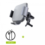 Automaatselt kinnituv auto juhtmevaba laadija Samsung Z Fold 5 / huawei Mate Xs 2 Gps Navigation Fold telefoni juhtmevaba laadimise jaoks Air Vent Clip Model