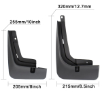 4Pcs/Set Splash Guards For Chery Tiggo 7 Pro  Mud flaps Mudflaps Fender Mudguard Front Rear Car Accessories Parts black