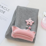 Mood T&uuml;drukud Lapsed P&uuml;ksid S&uuml;gis Laste Retuusid Puuvillane Velvet Elastne V&ouml;&ouml;koht Soe Retuusid T&uuml;drukute P&uuml;ksid 130cm helehall v&auml;rv