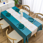 Euroopa stiilis PVC High Sense vee- ja &otilde;likindel laudlina 120x160cm