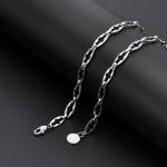 Risti &otilde;&otilde;nesketiga k&auml;ev&otilde;ru kaelakee, mis sobib meestele ja naistele ketiehteid 20cm