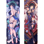 M&auml;ng Genshin Impact Yelan Dakimakura Cosplay padjap&uuml;&uuml;r Kallistav keha padjap&uuml;&uuml;r Otaku viskepadja padja kate Kodu voodi sisustus 120x40cm Pillowcase