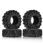 Kummirehvid puldiga autorehvid 4tk SCX10 II III 90046 Trax4 TRX4 4WD D90 asendus must