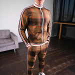 Uus H&auml;rrasmeeste dressikomplekt Jakid Komplektid Meeste &uuml;likond Meeste Moodsad dressid Spordikost&uuml;&uuml;mid Meeste Pusad Spordir&otilde;ivad Mantel+P&uuml;ks 2XL 190cm