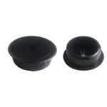 Arvutilaua keermestusava katteplaat Riisikujuline &uuml;mmargune lauaava t&ouml;&ouml;laua avamine traat pannal kate Plastikust dekoratiivne kate 60mm valge