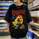 Kass The Return of Vampurr Print T-s&auml;rk Funny Horror Halloween T-s&auml;rk Unisex Naiste gooti vintage Suurem&otilde;&otilde;tmelised T-s&auml;rgid T&auml;navar&otilde;ivad 2XL