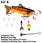 Elektrilised kalap&uuml;&uuml;gi landid, 3,5-tollised USB-laetavad LED-valguss&ouml;&ouml;dad, ujumiss&ouml;&ouml;dad, robots&ouml;&ouml;dad, &otilde;ngep&uuml;&uuml;givahendid, elutruud kalad 3.5'' E