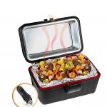 12V Soojendus L&otilde;unakast Pliit, 1,6 Qt (1,5 l),  6 jalga (1,8 m) Toitejuhe, soojeneb kuni 300F (149C), Sisseehitatud juhtmehoidla must