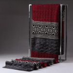 Meeste sall s&uuml;gisene ja talvine Twist Sall Paar soe villane sall Korea sall One size punane