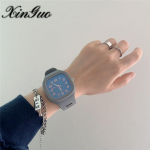 Uus Net Red Watch meeste ja naiste Korea Ins Style Square elektrooniline k&auml;ekell