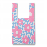 Naiste kolmev&auml;rviline žakaarpuust &uuml;he &otilde;laga punutud kott Ruuduline lillekott Kootud v&auml;rviga ristiga k&auml;ekott One Size