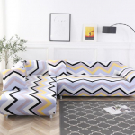 Geomeetrilised nurgadiivanikatted elutoa jaoks Elastsed spandex-katted Diivani kate Stretch diivani r&auml;tik L kuju Vaja osta 2 t&uuml;kki 1pc 1-Seat 90-140cm