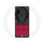 Samsung Galaxy A41 &uuml;mbris Squid Game Poster maskeerib tegelasi